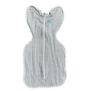 Love To Dream Hands Up Swaddle Small 0-3 Months Gray Zipper 1.0 Tog